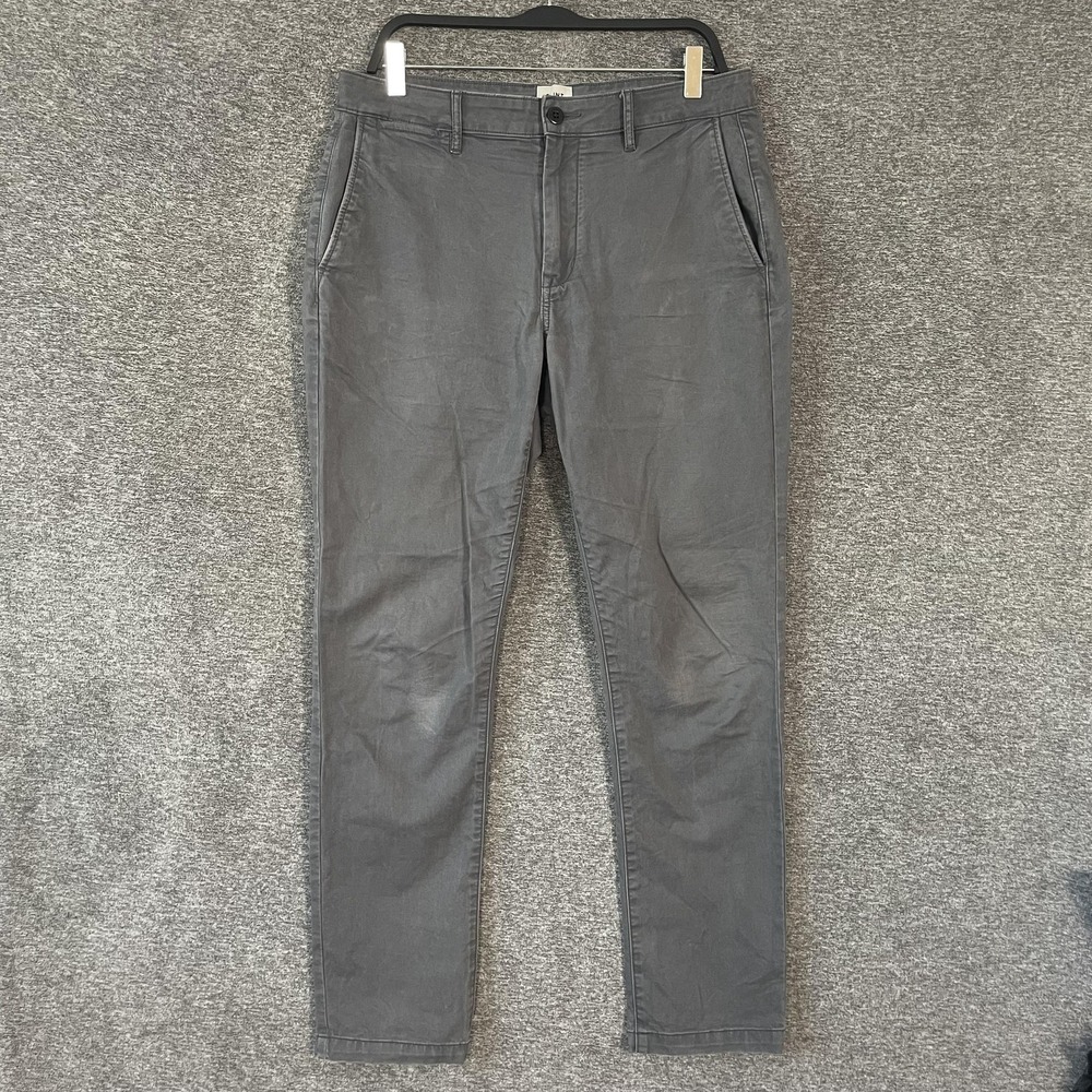 Flint And Tinder Pants Mens 32x32 Gray Athletic Tapered Chino Stretch Casual‎